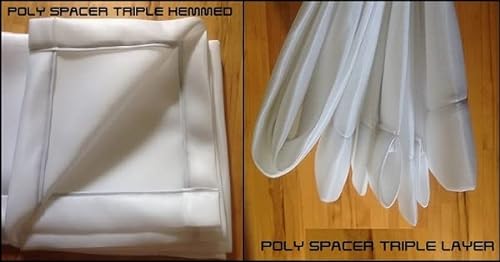 SPECTRUM GOLF SIMULATORS Golf Impact Screen Poly Spacer for Net Return Series (Net Return Home 7 x 7)