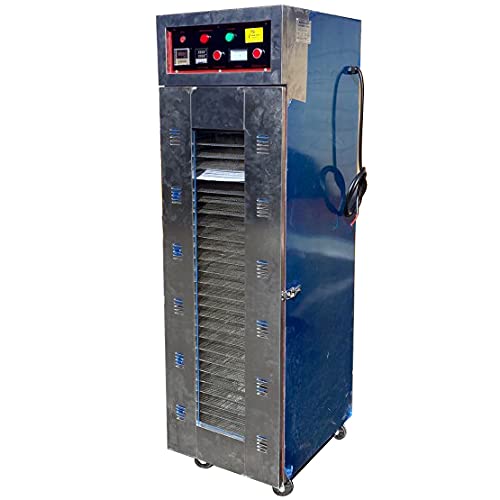 Cooler Depot Commercial Dehydrator 30 Tray Large Capacity 18X24X64 Inches Grey