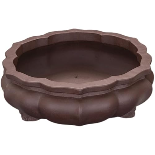 ULTRAWAVE Flower Pots Purple Sand Classical Large Handmade Living Room Greenery Succulent Desktop Bonsai Pot Decorative Planter