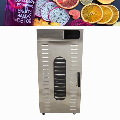 HQHAOTWU 16 Layers Rotary Food Dehydrator Machine Stainless Steel