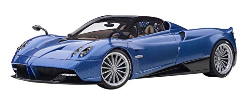 AUTOart Pagani Huayra Roadster Blu Tricolore Carbon Fiber 1:18 Blue