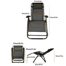 Renovation House Chairs Zero Gravity Chair Large Portable Patio Recliners Adjustable Folding Chair with Cup Holder for Poolside Outdoor Yard Beach Durable (Color : 1002)