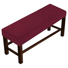 TEOYETTSF Bench Cover Plaid Removable Bench Covers Dining Room Chair Hotel Kitchen Home