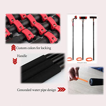 Water Fed Pole Kit Solar Photovoltaic Panel Car Trucks 20m/65.6ft Hose Rotating Cleaning Brush Adjustable Window Glass Cleaning Pole 2 Water Pores,6m/20ft