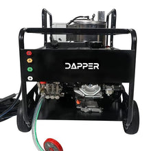 Dapper Supply 4350 PSI Hot Water Gas Pressure Washer, 5.0 GPM, Diesel Heated, 50 ft Hose, Electric Start, Water-Cooled Triplex Pump, 49-State Compliant