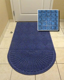 FloorGuard Heavy Duty All Purpose Entrance Mat Diamond 6' x 19' Blue