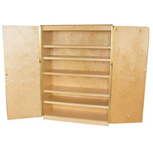 Wood Designs Resource Cabinet 84" Natural Wood