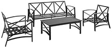 Crosley Furniture Kaplan 4-Piece Sofa Patio Set