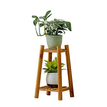 OJKJGYTF Wooden Plant Stand Mid Century Flower Pot Holder Plant Pot Stand Modern Flower Pot Display Stand Indoor and Outdoor Decor Multifunctio