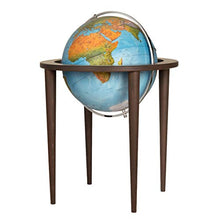 Waypoint Geographic Normandy Globe 16” Decorative Floor Globe Blue