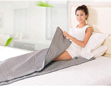 TZLGMDER Body Shaping and Weight Loss Sauna Weight Loss Blanket Digital Heating Sauna Blanket Weight Loss and Slimming Home Beauty(Silver)