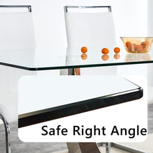 Rectangle Clear 0.3" Inch Thick Tempered Flat Edge Polished Eased Corners Glass Table Top, Rectangle Glass Table Top, for Dining Table, Coffee Table, Restaurant Table, Office Table ( Size : 100x60cm )