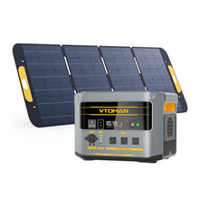 VTOMAN FlashSpeed 2400 Portable Power Station with 400W Solar Panel, 2400W