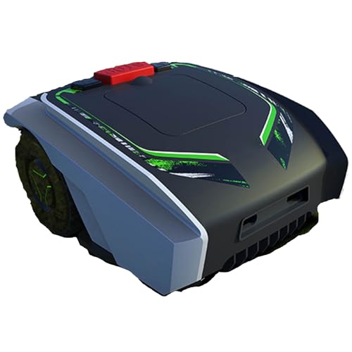 TYYMSMK Smart Home Lawn Mower, No Perimeter Wire Needed, Automatic Lawn Trimming, Suitable for Up to 1500 Square Meters of Lawn