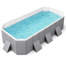 Foldable Hard Sided Above Ground Family Pool for Kids Adults