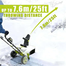 Battery Powered Snow Blower 3500W, Snow Blower Cordless