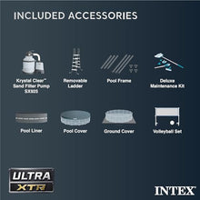 Intex Ultra XTR Frame 14' x 42" Round Above Ground Swimming Pool Set Blue