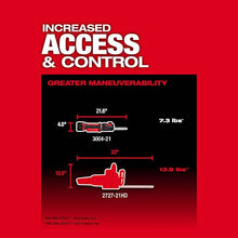 JINYUMT Pruning Saw, For Milwaukee 3004-20 M18 18V 8"" Cordless Pruning Saw (Size:19.8 x 9.9x 4.0 in) - Bare Tool, Red,black