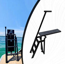Lillipad Diving Board Pack - Includes Board, Under Mount or Ghost Mount, and Upgraded SEADEK Foam Surface Black Powdercoat Dark Grey Undermount