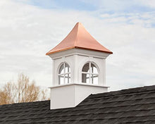 Good Directions Smithsonian Fairfax Vinyl Cupola with Copper Roof 36" x 58