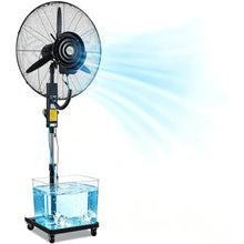 MARIYCH Commercial Misting Fans Outdoor with 3 Speed, 42L Water Tank for Indoor, Bedroom, Living Room, Office, Adjustable Height & Tilt Head, Easy Assembly(Diameter 71cm)