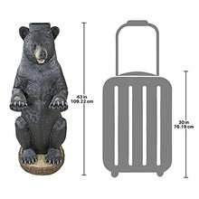 Design Toscano Postal Bear Mail Post Sleeve Statue 16.5"Wx16.5"Dx43"H 30 lbs