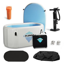 Kplunge Kodiak 59" 1 Person Inflatable Cold Plunge Ice Bath Or Hot Tub