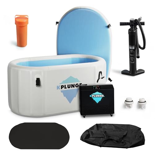 Kplunge Kodiak 59" 1 Person Inflatable Cold Plunge Ice Bath Or Hot Tub