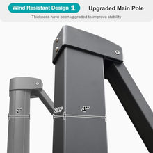 132" Square AlumInum Cantilever Offset Umbrella With Steel Plate Base,Beige