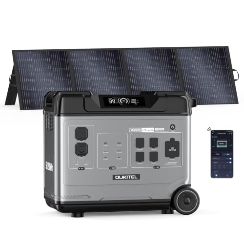 P5000 Plus 5120Wh Portable Power Station with 200W Solar Panel