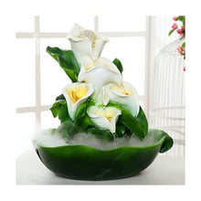 Outdoor Water Fountain Waterfall Fountain Indoor Water Calla Lily Creative Relaxation Home Decor