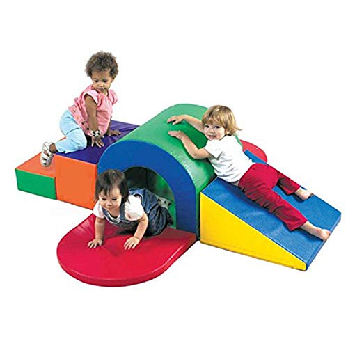 Children's Factory Alpine Tunnel Slide Indoor Play Equipment Rainbow