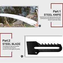 Telescopic Tree Pole Pruner Extendable Pole Saw Telescopic Landscaping Pole Saw Tree Saw Alloy Steel Branch Long Reach Pole Pruning Saw for Sawing and Shearing,7.2M/24FT