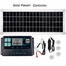MDYHY 3Pcs 1000W Solar Panel Kit, Solar Power Station Portable Generator Charger 18V with Controller Waterproof Solar Panel for Camping, Travelling