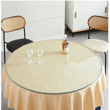 KXWOQ3ED Round Tempered Glass Table Top, Clear Glass Table Top for Dining Table, Coffee Table, Outdoor Patio Table Top, Flat Polished Edge, Table Protector(95cm(38In))