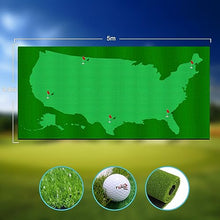 YUNIC Golf Putting Green Premium Nylon Golf Training Putting Mat Green