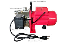 1HP Dual Voltage Self-Priming Jet Pump 18GPM High Lift Household Water Pump