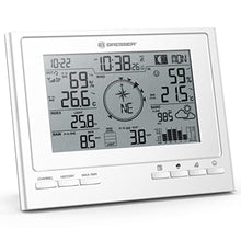 BRESSER ClimateScout Wireless Weather Station, 7-in-1 Air Center with Outdoor Sensor, White with Professional Outdoor Sensor