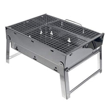 AFPSDLFJDLS Patio Barbecue Charcoal Grill Foldable BBQ Grills Stove Stainless Steel Outdoor Camping Picnic Accessories Tools