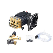 Canpump 1500 PSI 5 GPM Pressure Washer Pump Assembly w/ 5 HP 240V Motor – Triplex Power Washer Pump, External Unloader – High Flow Commercial Cleaning, Equipment Wash, Farm & Fleet Maintenance