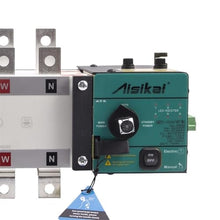 WKFTKPAND ATS Dual Power Automatic Transfer Switch 4P 100A 250A 300A 630A AC220V Working Voltage for Generator Parts(630A 4P)