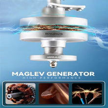 HENGJINGTR 48V,Wind Turbine Generator Maglev +Vertical Axes Wind Turbine with MPPT Controller for Home Street Lighting (10000W,12V 24V 48V)