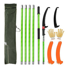 Pole Saw Extendable Pole Pruning Saw, Long Reach Tree Pruning Saw, Telescopic Tree Pruner Garden Tree Lopper, Branch Pruner Cutter (Pole Saw, 6M), GZJ-UK-0674