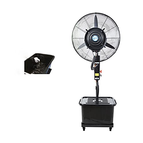 CUTPOIY Oscillating Misting Fan with 3 Cooling Speeds, 120° Oscillation, Automatic Watering for Patio, Garden, Restaurant, Commercial & Industrial Use, Automatic Watering-65cm