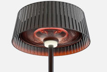 Eurofase Vellura 1500W 120V Electric Infrared Patio Heater – Charcoal Grey Quartz 2-Element Outdoor Heater, Wall, Ceiling & Pole Mount, Garage & Indoor/Outdoor