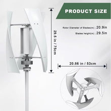 AISINILALAO 6000W Portable Wind Power with Controller