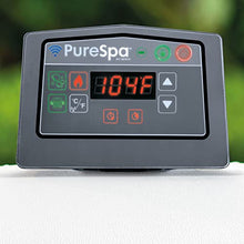 Intex PureSpa Plus Greywood Inflatable Hot Tub with LED Lights Gray