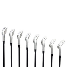 Majek K6 Iron Set Senior Men's Complete 8-Piece Iron Set Right Handed Black