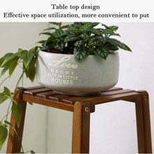 MIIKHI Flower Stand Natural Bamboo Multi-Layer Flower Stand Brown Potted Plant Display Stand Suitable for Indoor Terrace Garden Plant Display Stand (Size : 1