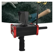 DFEDHF Underground Metal Detector Display Screen Highly Accurate Underground Metal Scanner 1000m Range Efficient 15m Depth for Gold